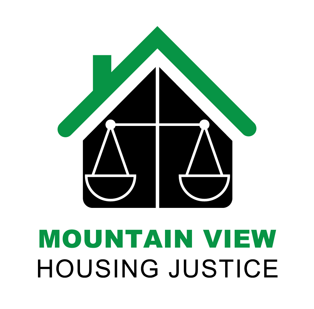 Logo for Mountain View Housing Justice